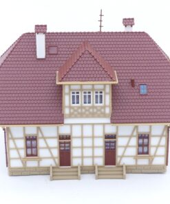 Vollmer H0 3654 Siedlungshaus mit Fachwerk aus Anlagenrückbau s. Bilder o.EX5713