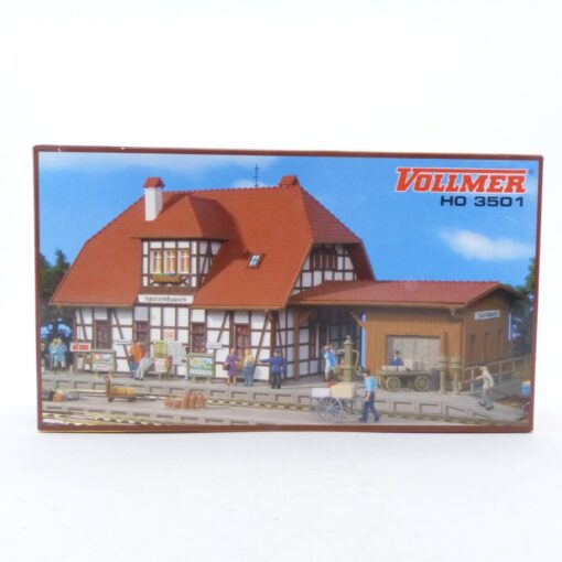 Vollmer H0 Bausatz 3501 Bahnhof Spatzenhausen in OVP EX5210