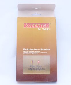 Vollmer Spur N Bausatz 7411 Ecktische + Stühle in OVP EX6785