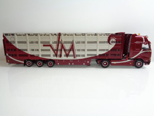 WSI 1:50 9833 LKW mit Viehauflieger Volvo Van Mondfrans in OVP JD2647 – Bild 3