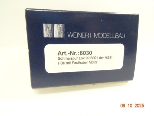 Weinert H0e 6030 Bausatz Schmalspur Dampflok BR 99 6001 der HSB in OVP JL3488 – Bild 3