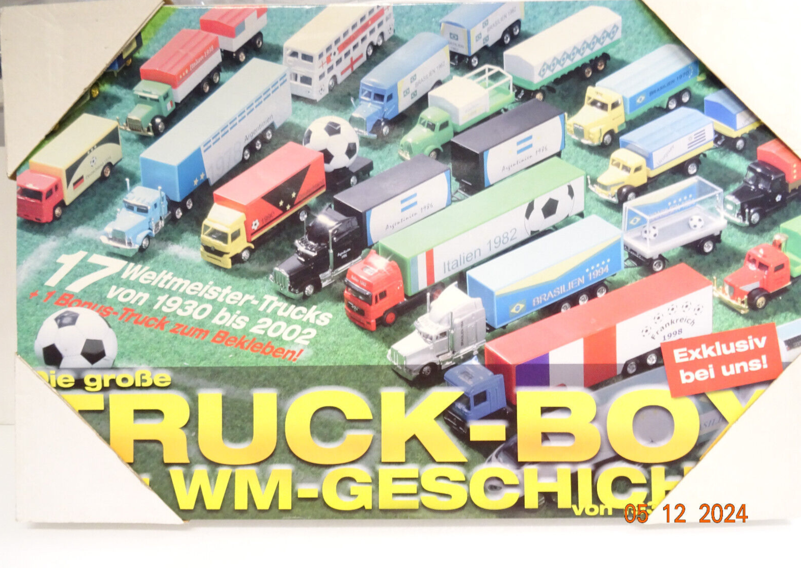 Werbemodelle Truck-Box 18tlg. WM-Geschichte in OVP LE7723