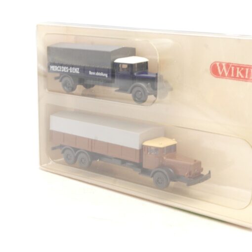 Wiking 1:160 943 02 22 Set MB L 10000/2500 Pritschen LKW in OVP RG1137 – Bild 3