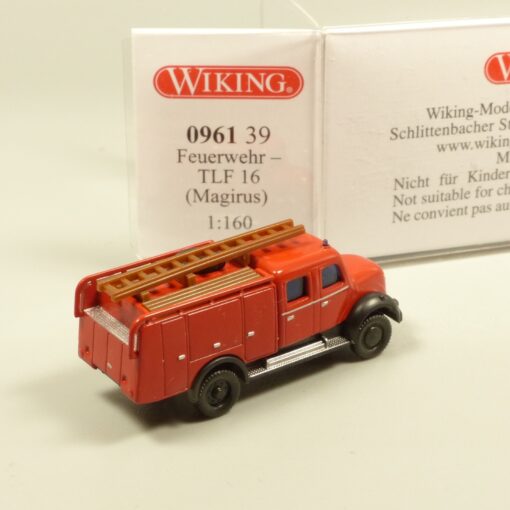 Wiking 1:160 N 096139 Magirus TLF 16 Löschwagen Feuerwehr in OVP EX6227 – Bild 3