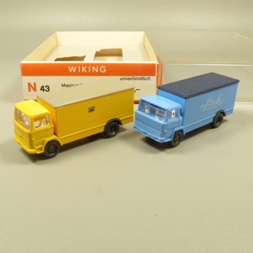 Wiking 1:160 N 43 Magirus/Mercedes Lkw mit Kastenaufbau in OVP EX6133 – Bild 3