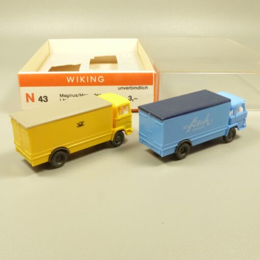 Wiking 1:160 N 43 Magirus/Mercedes Lkw mit Kastenaufbau in OVP EX6133 – Bild 4