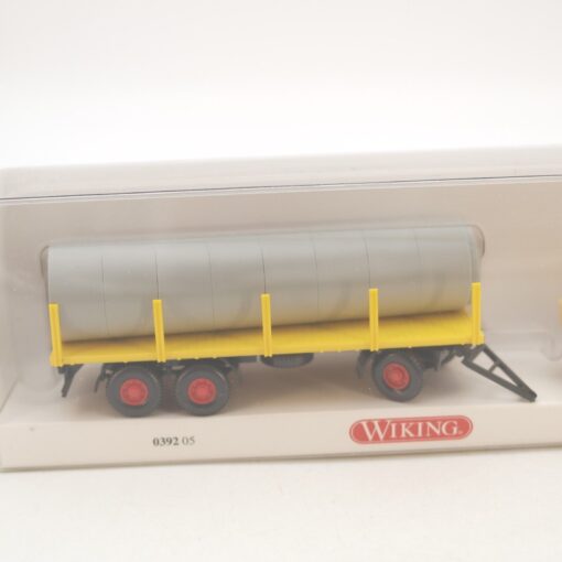 Wiking 1:87 039205 Unimog U411 mit Rungenanhänger neuwertig in OVP RG8281 – Bild 3