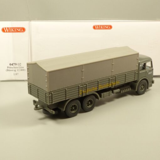 Wiking 1:87 047902 Büssing 12.000 Pritschen-LKW Bundesbahn in OVP EX7132 – Bild 3