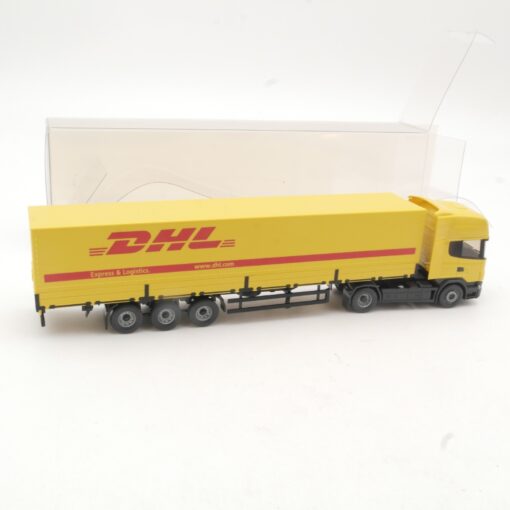 Wiking 1:87 051803 Scania R420 Topline Pritschensattelzug DHL in OVP RR2890 – Bild 3
