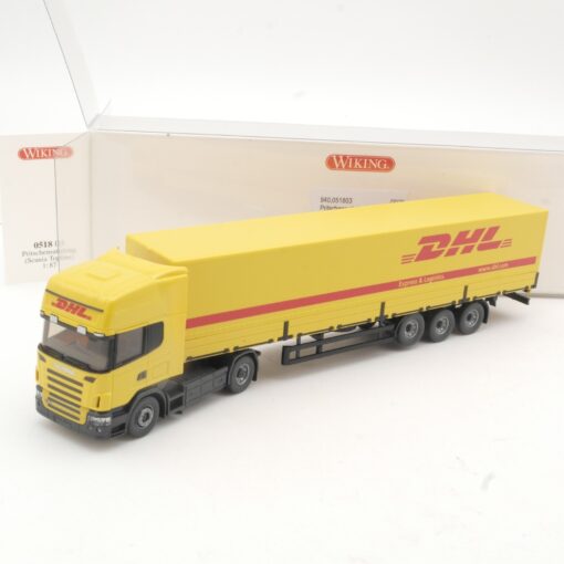 Wiking 1:87 051803 Scania R420 Topline Pritschensattelzug DHL in OVP RR2890