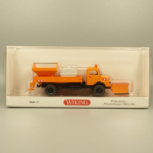 Wiking 1:87 064607 MB LAK Winterdienst Pritschenkipper kommunal in OVP EX7133