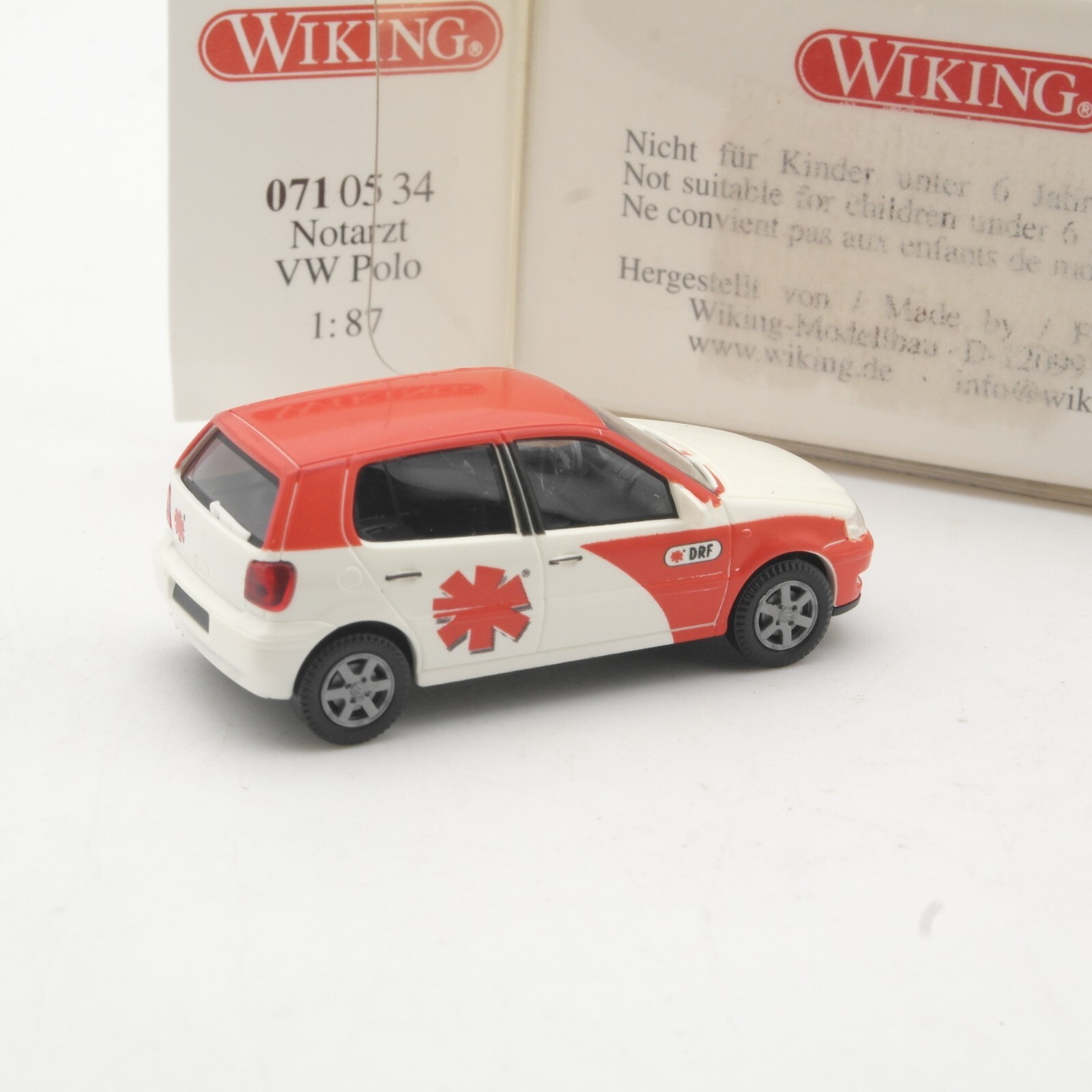 Wiking 1:87 0710534 VW Polo Notarzt in OVP QR7257 – Bild 3
