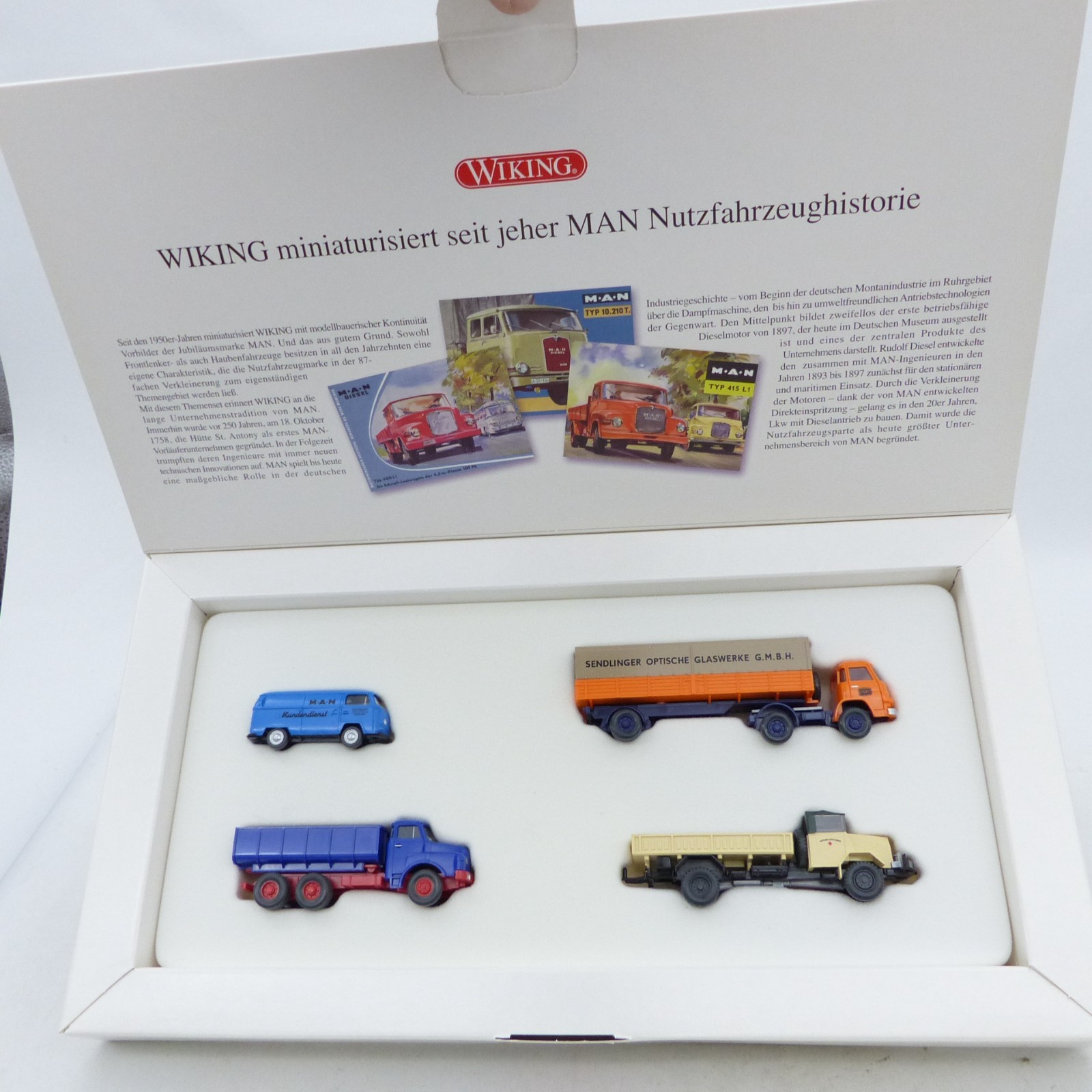 Wiking 1:87 09906258 Jubiläumsset 250 Jahre MAN in OVP EX8490 – Bild 4