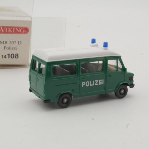 Wiking 1:87 14108 Mercedes 207 D Polizei in OVP QR6041 – Bild 3