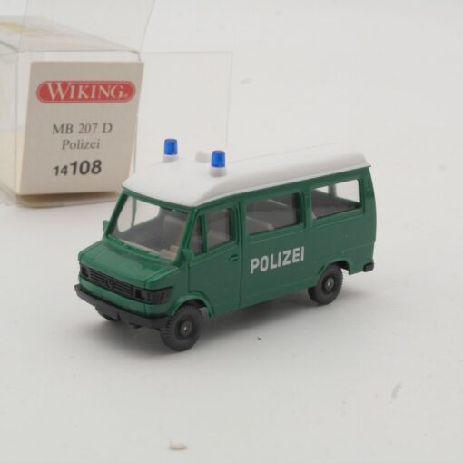 Wiking 1:87 14108 Mercedes 207 D Polizei in OVP QR6041