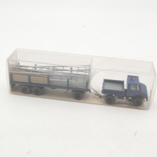 Wiking 1:87 27392 Unimog U 1700 mit Rungenanhänger in OVP RR1135 – Bild 3