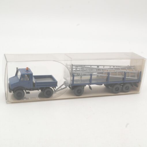 Wiking 1:87 27392 Unimog U 1700 mit Rungenanhänger in OVP RR1135