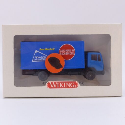 Wiking 1:87 43450 Mercedes Benz 814 Koffer-LKW Buchbinder in OVP EX3055 – Bild 4