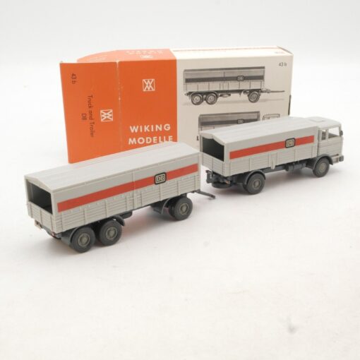 Wiking 1:87 43b MB 1620 Lastzug DB Fernlastzug in OVP QR1137 – Bild 3