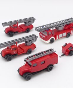 Wiking 1:87 4er-Pack Einsatzfahrzeuge der Feuerwehr in Tüte s. Bilder o. EX8194