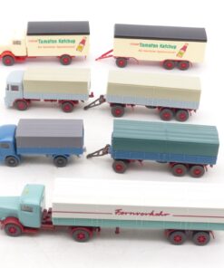 Wiking 1:87 4er-Pack ältere LKW Modelle siehe Bilder in Tüte EX7397