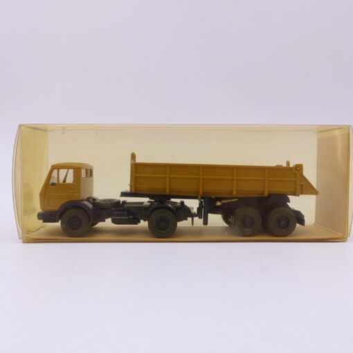 Wiking 1:87 67722 MB NG Hinterkipper-Sattelzug braungelb in OVP EX7315
