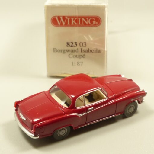 Wiking 1:87 82303 Borgward Isabella Coupé rot in OVP EX5887 – Bild 3
