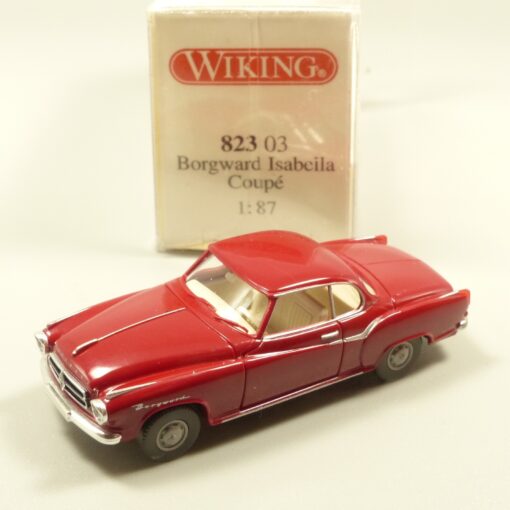 Wiking 1:87 82303 Borgward Isabella Coupé rot in OVP EX5887