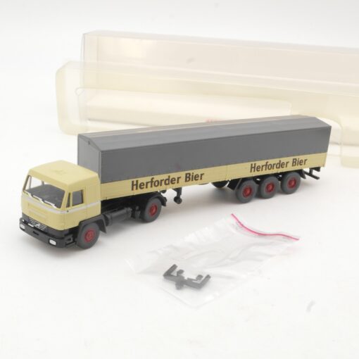 Wiking 1:87 849 40 39 Büssing BS 16 L Sattelzug Herforder Bier in OVP RR2898