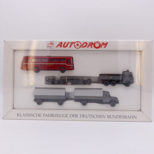 Wiking 1:87 Autodrom Set 9900658 Klassische Fahrzeuge der DB in OVP EX6446