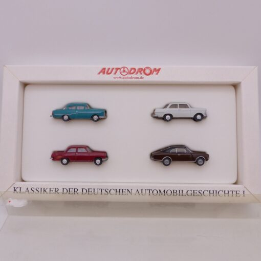 Wiking 1:87 Autodrom Set 99057 Klassiker der Automobilgeschichte I in OVP EX6462