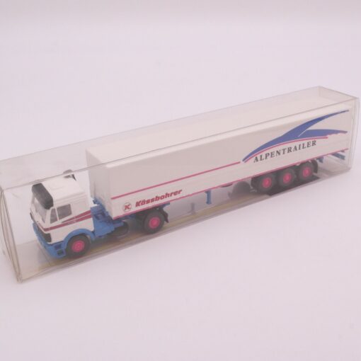 Wiking 1:87 MB Pritschen-Sattelzug Kässbohrer Alpentrailer in EVP EZ8602