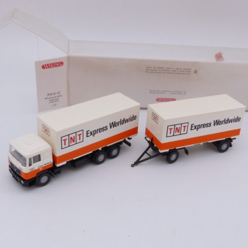 Wiking 1:87 Nr.: 5740142 MAN F 90 Hängerzug TNT, in OVP EX2817