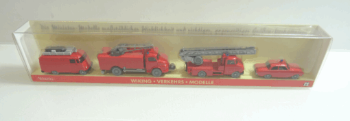 Wiking 1:87 PMS 185335 Set Themenset Feuerwehr II neuwertig in OVP AR7158