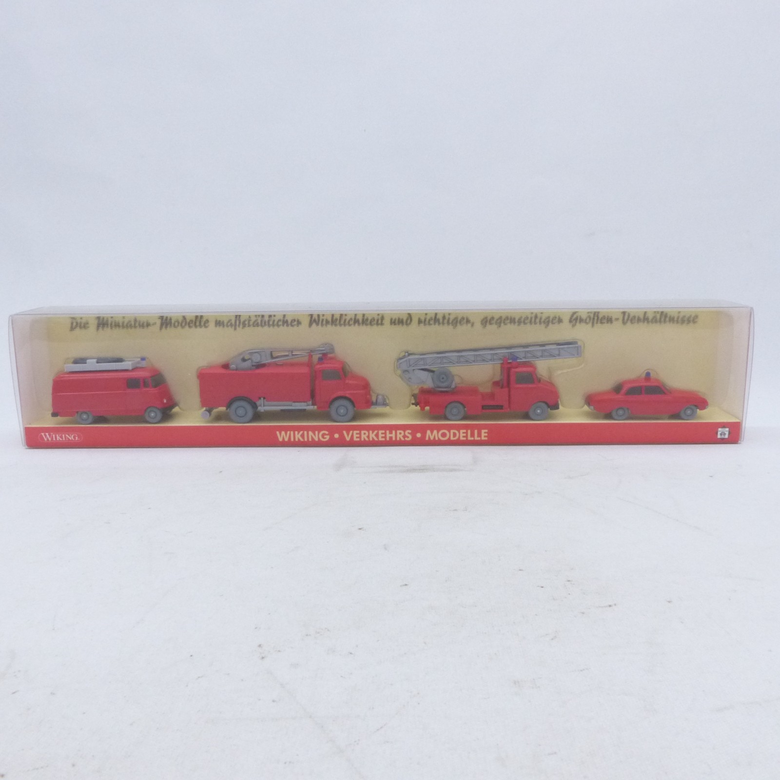 Wiking 1:87 PMS 185335 Themenset Feuerwehr 11 mit 4 Modellen in OVP EX8479