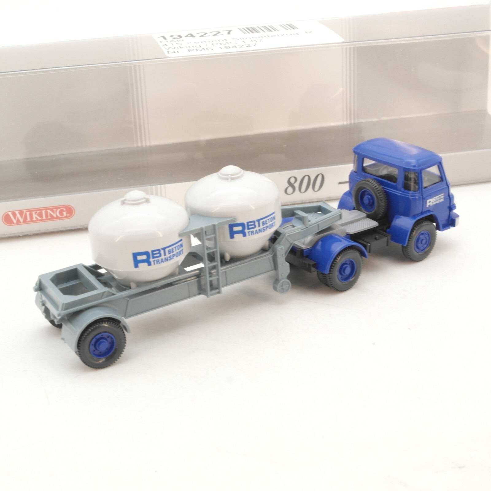 Wiking 1:87 PMS 194227 MAN 415 Zement-Silolastzug RBT Beton in OVP RG8139 – Bild 3