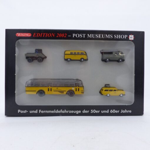 Wiking 1:87 PMS 80-06 Post- und Fernmeldefahrzeuge der 50er + 60er in OVP EX6667