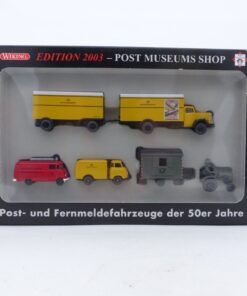 Wiking 1:87 PMS 80-07 Post- und Fernmeldefahrzeuge der 50er Jahre in OVP EX6675