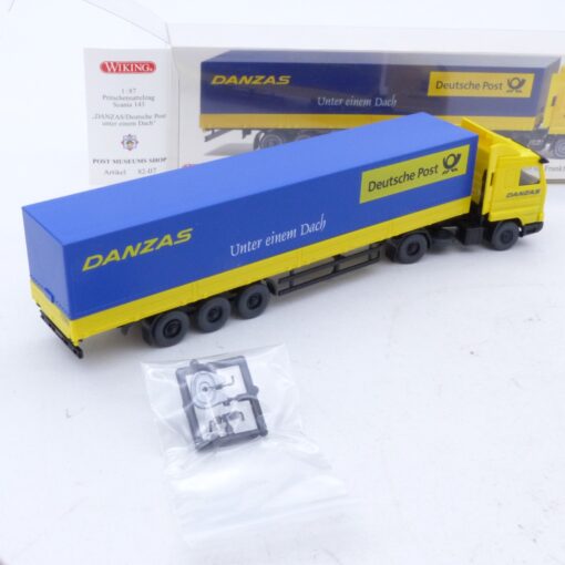 Wiking 1:87 PMS 82-07 Scania 143M Sattelzug Danzas Deutsche Post in OVP EX6679 – Bild 3
