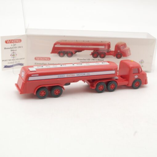 Wiking 1:87 PMS 82-32 Henschel HS 190 S Bimot Tanksattelzug Esso in OVP RR3335 – Bild 3