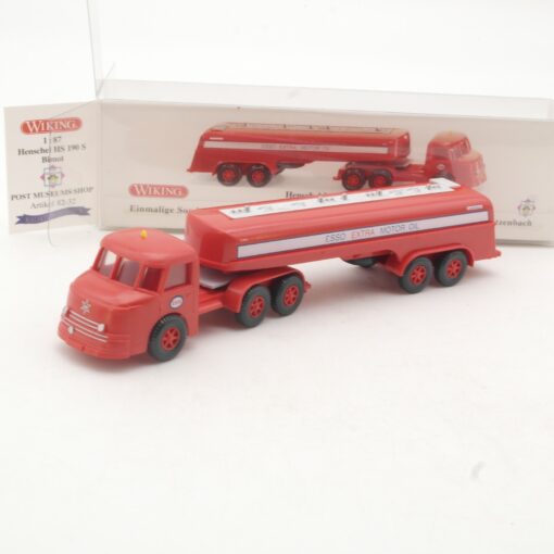 Wiking 1:87 PMS 82-32 Henschel HS 190 S Bimot Tanksattelzug Esso in OVP RR3335