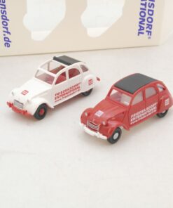 Wiking 1:87 Set 2x Citroen 2cv Ente Friedensdorf Enternational in OVP RG5007