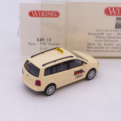 Wiking 1:87 Sondermodell Nr.: 149218 VW Touran Taxi, in OVP EB8528 – Bild 3