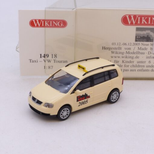 Wiking 1:87 Sondermodell Nr.: 149218 VW Touran Taxi, in OVP EB8528