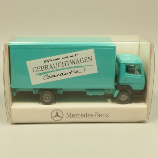 Wiking 1:87 Werbemodell MB 814 Koffer-LKW Gebrauchtwagen Garantie in OVP EX3773 – Bild 4