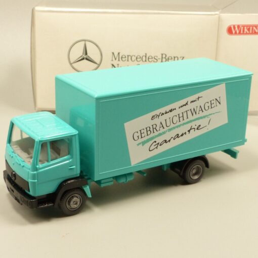 Wiking 1:87 Werbemodell MB 814 Koffer-LKW Gebrauchtwagen Garantie in OVP EX3773