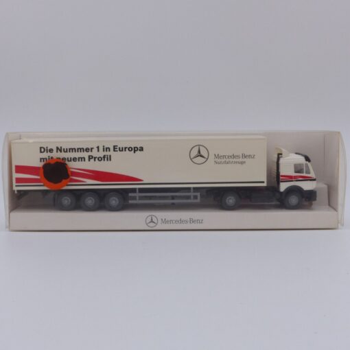 Wiking 1:87 Werbemodell MB SK Sattelzug Die Nummer 1 in Europa in OVP EX3062 – Bild 4