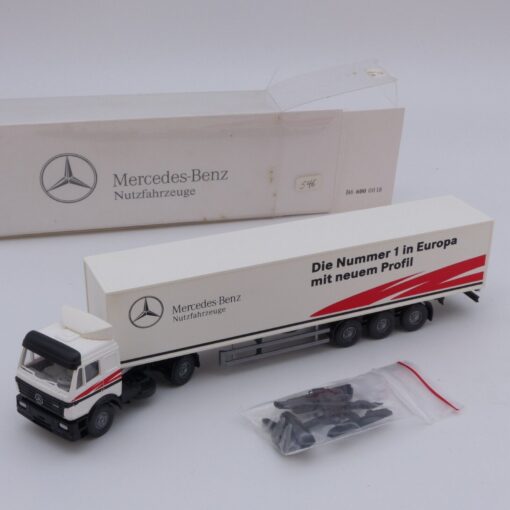 Wiking 1:87 Werbemodell MB SK Sattelzug Die Nummer 1 in Europa in OVP EX3062