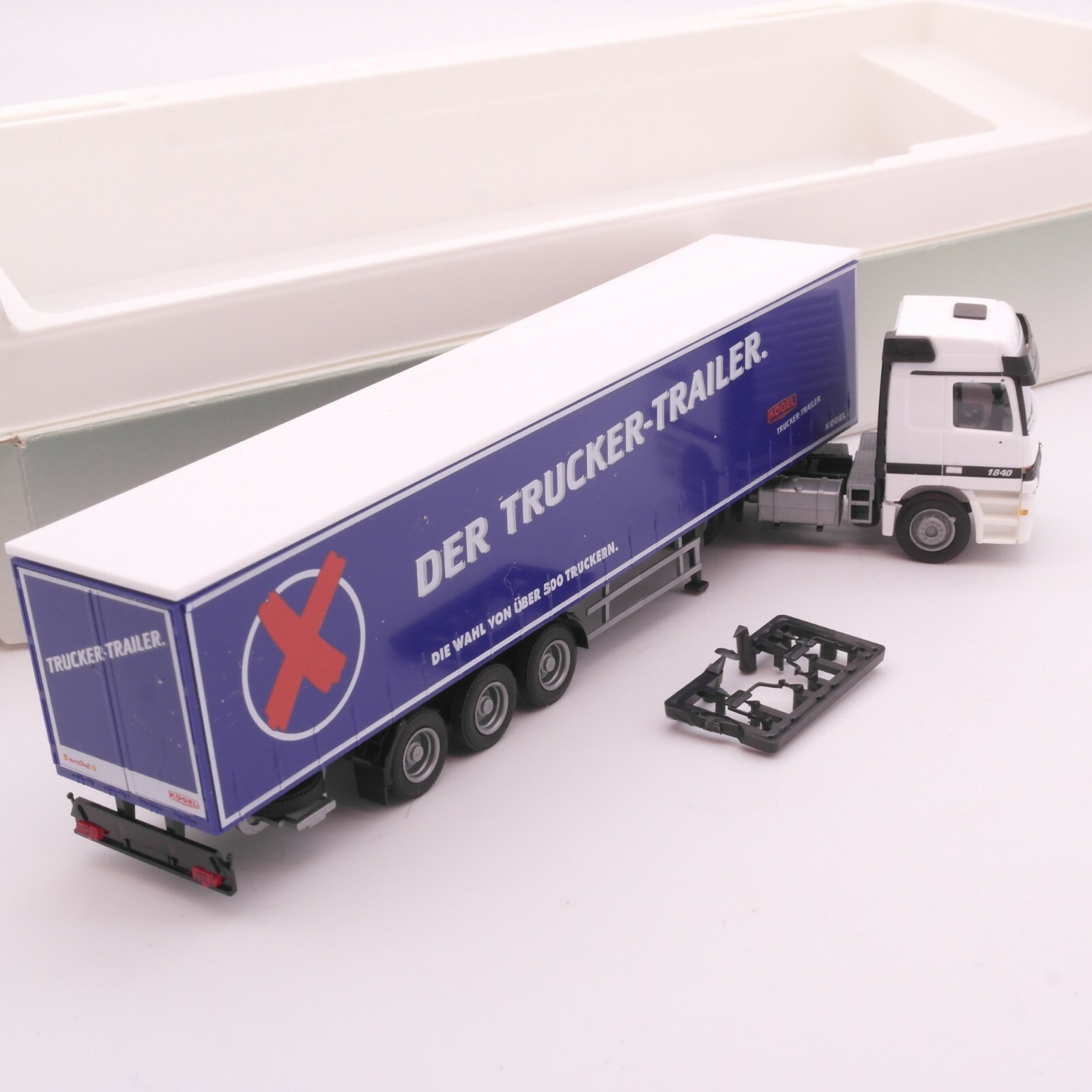 AMW 1:87 MB Sattelzug Der Trucker-Trailer in OVP RT3626 – Bild 3