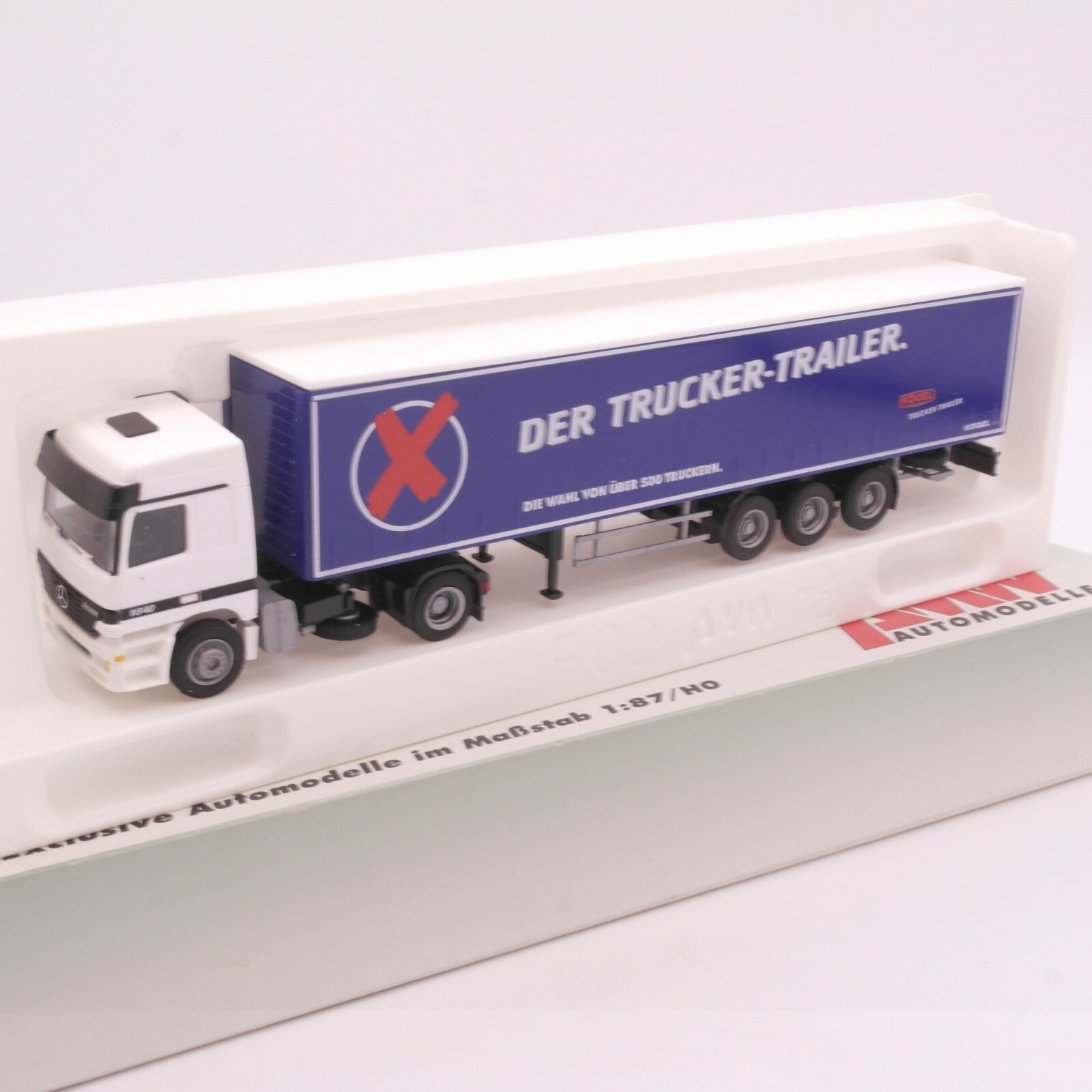 AMW 1:87 MB Sattelzug Der Trucker-Trailer in OVP RT3626